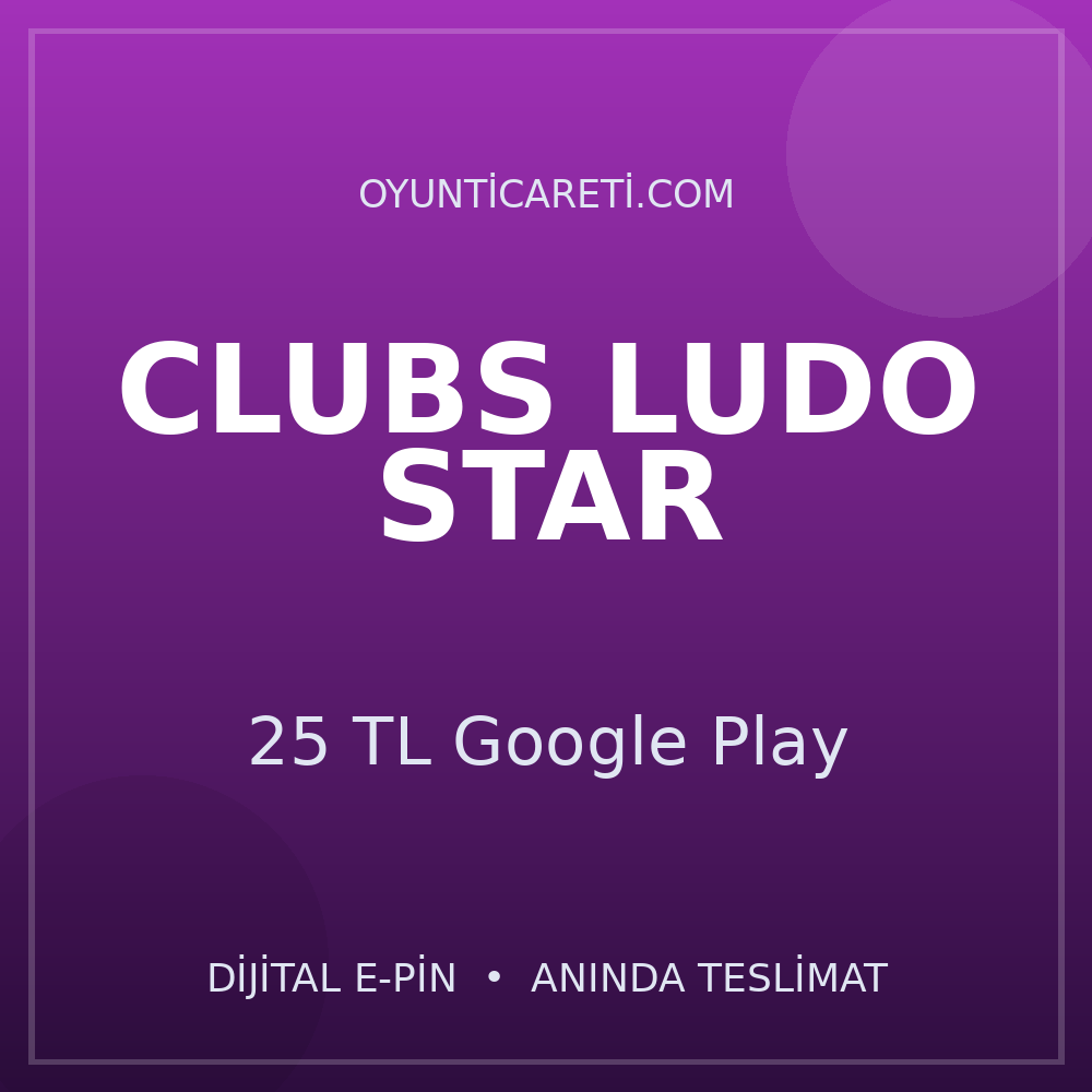 Clubs Ludo 25 TL Google Play