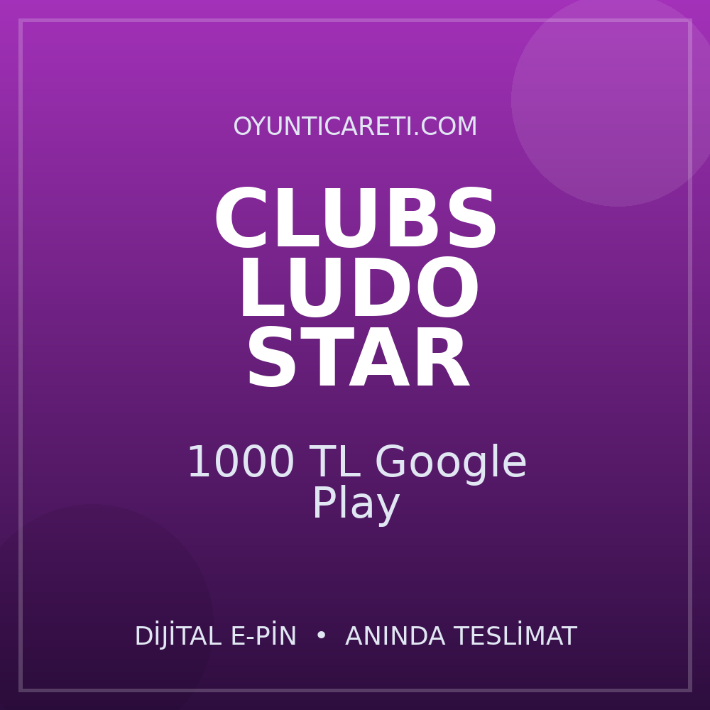 Clubs Ludo 1000 TL Google Play