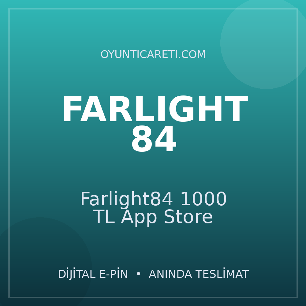 Farlight84 1000 TL App Store