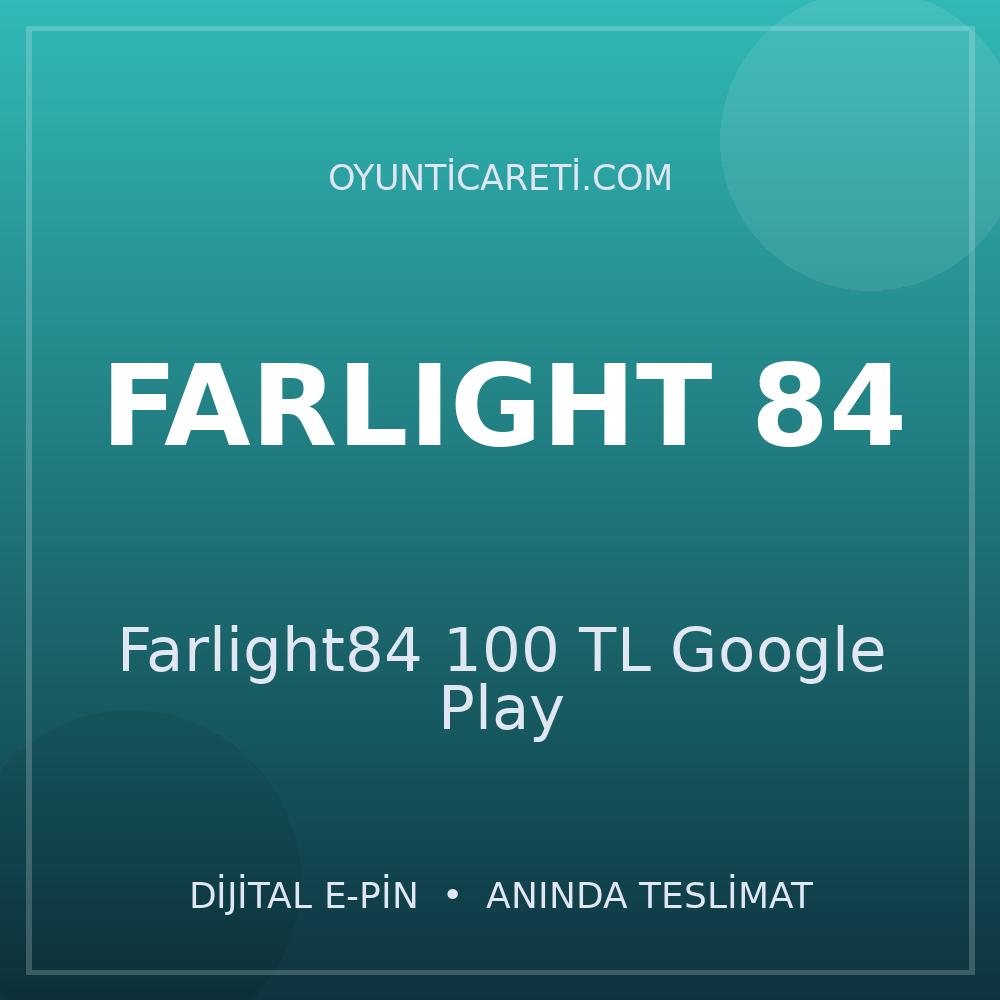 Farlight84 100 TL Google Play