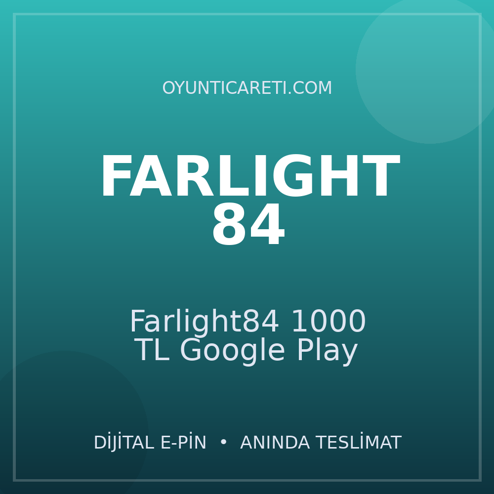 Farlight84 1000 TL Google Play