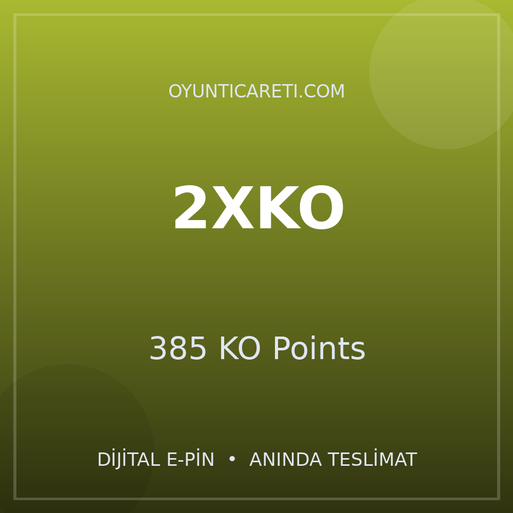 2XKO 385 KO Points