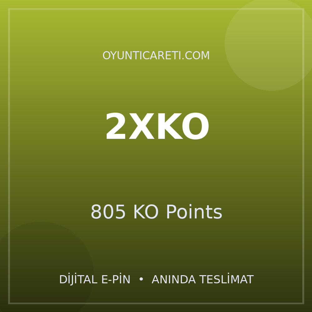2XKO 805 KO Points