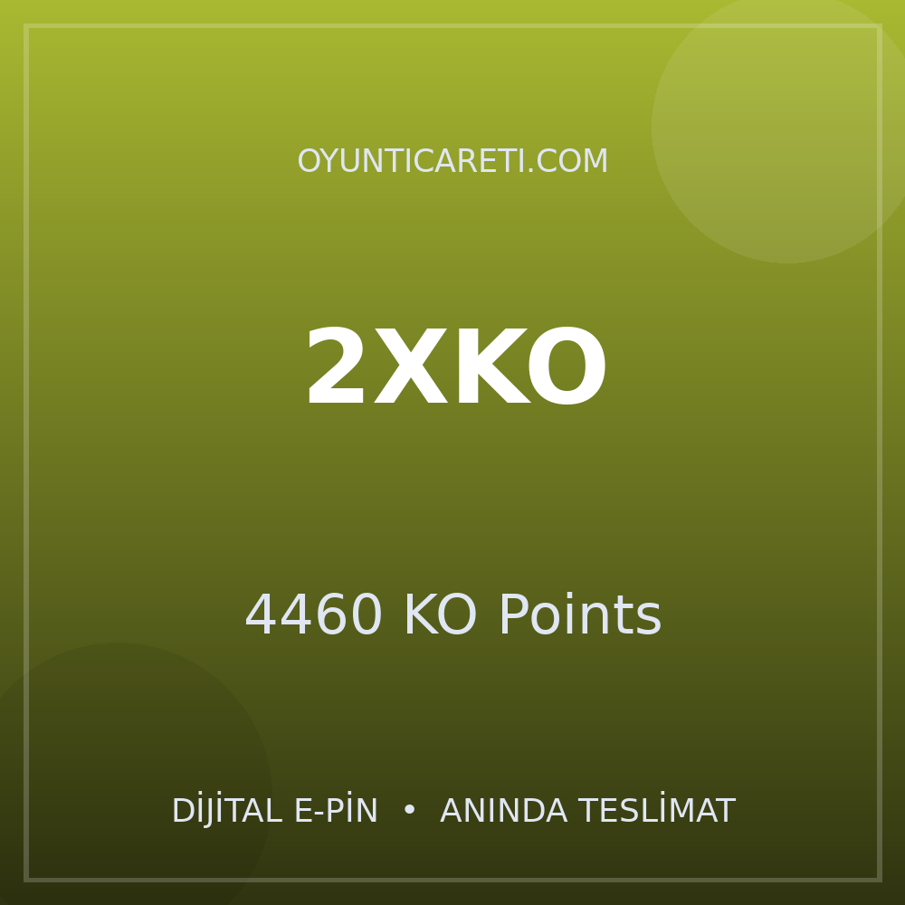 2XKO 4460 KO Points