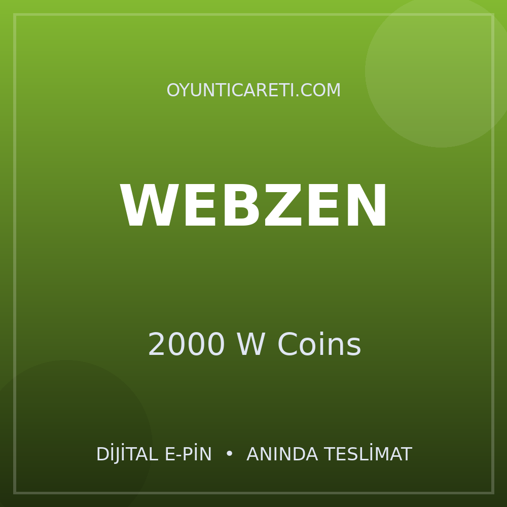 Webzen 2000 W Coins
