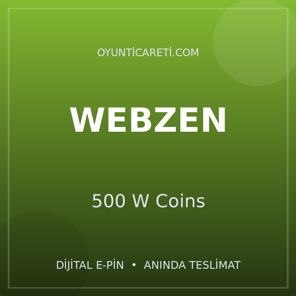 Webzen 500 W Coins