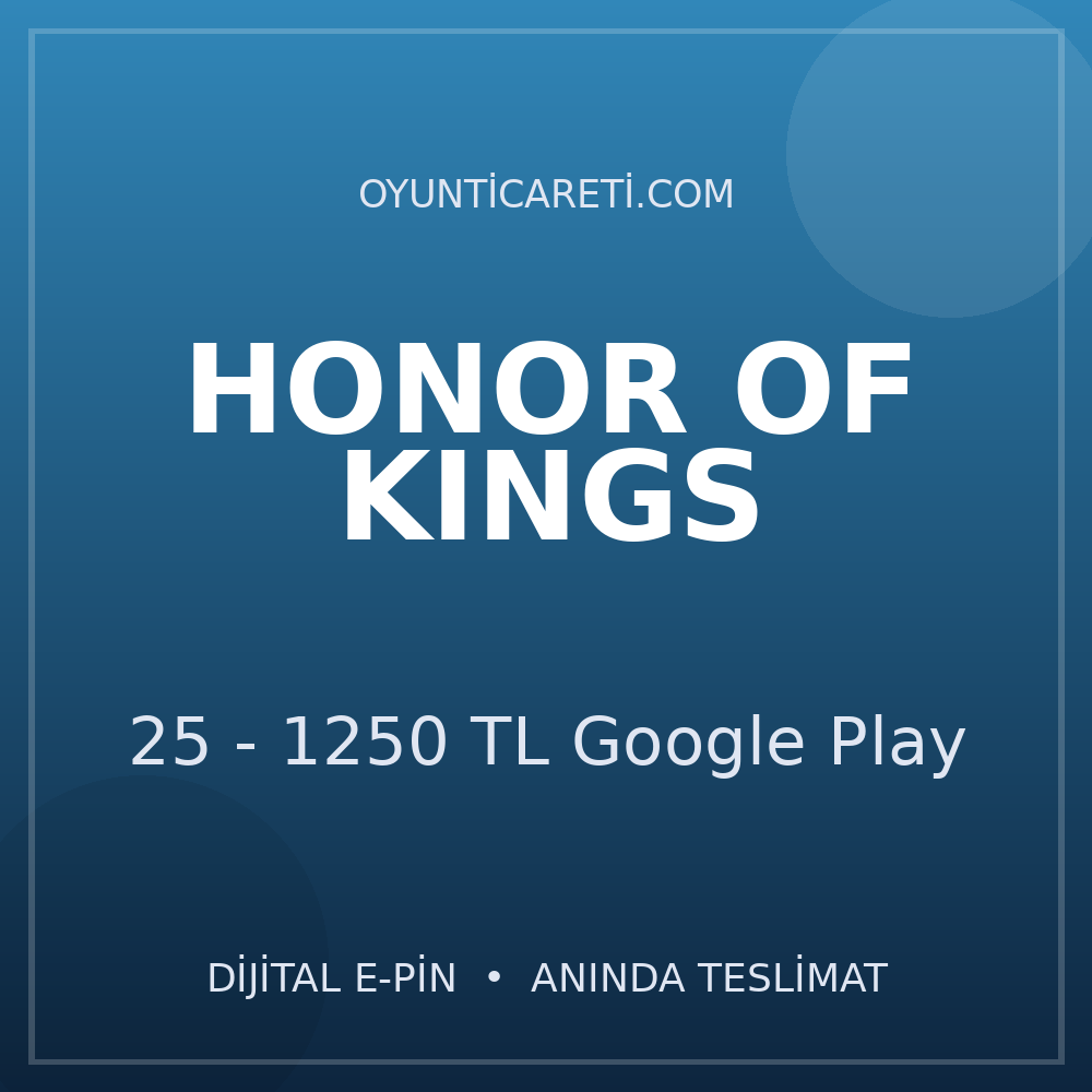 Honor of Kings 25 - 1250 TL Google Play
