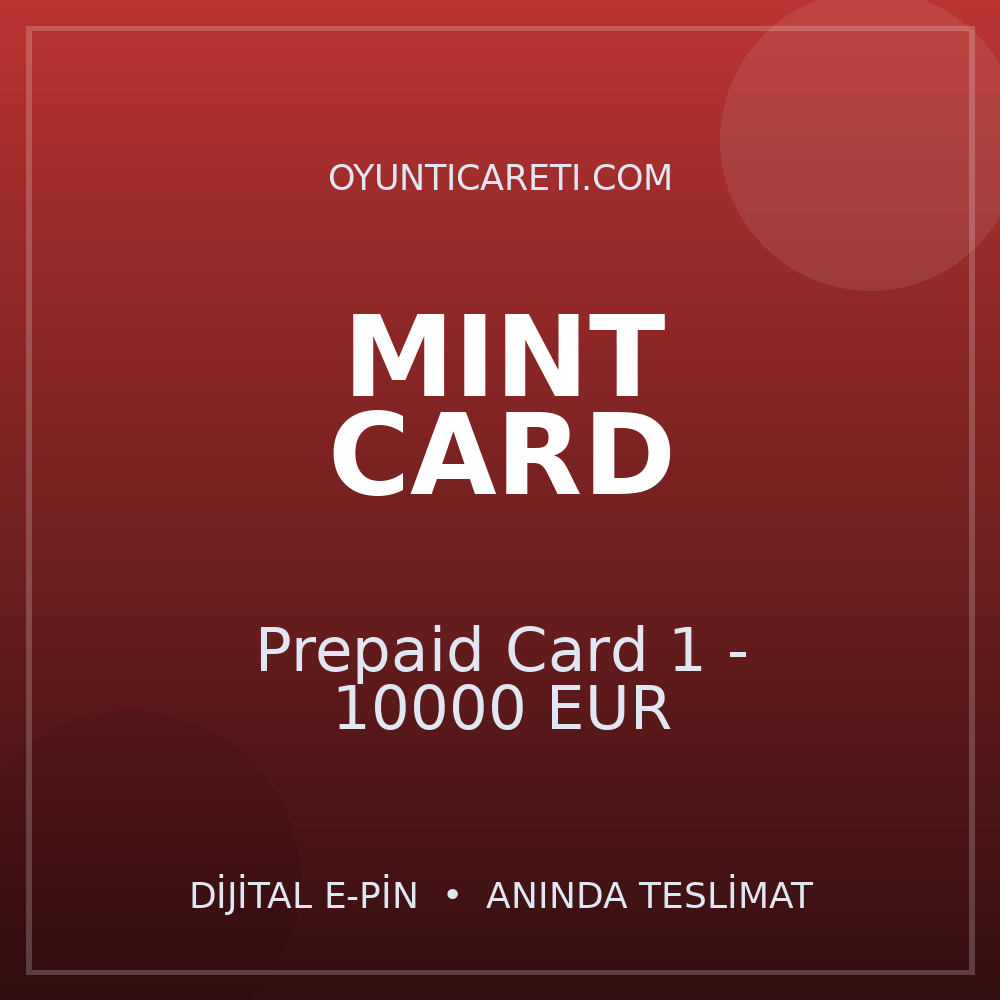 Mint Prepaid Card 1 - 10000 EUR