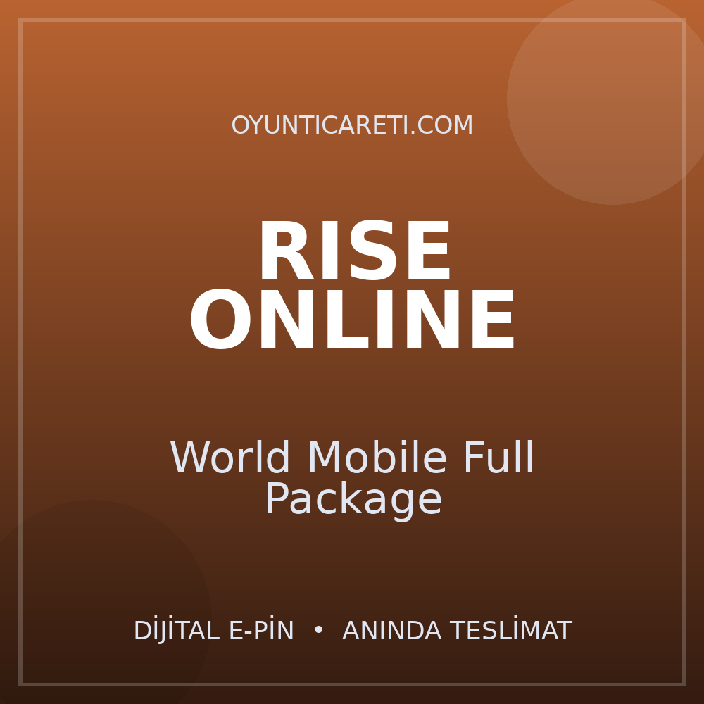 Rise Online World Mobile Full Package