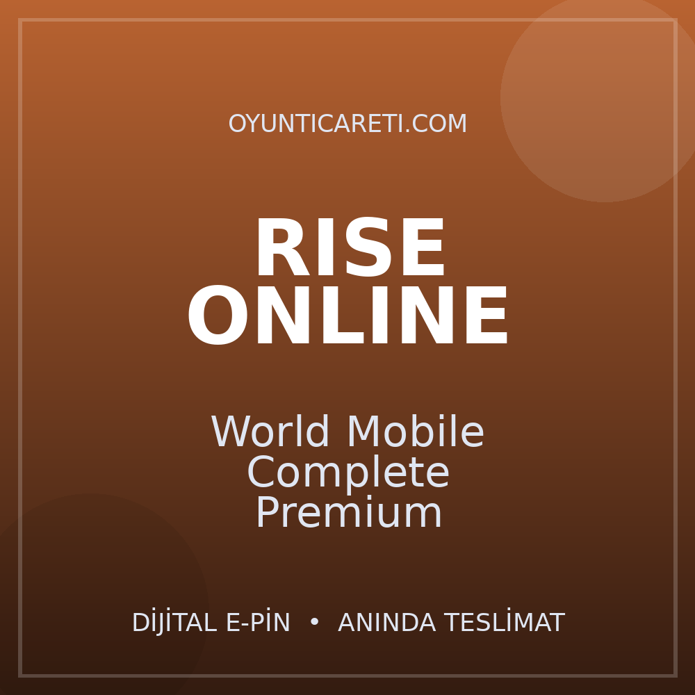 Rise Online World Mobile Complete Premium
