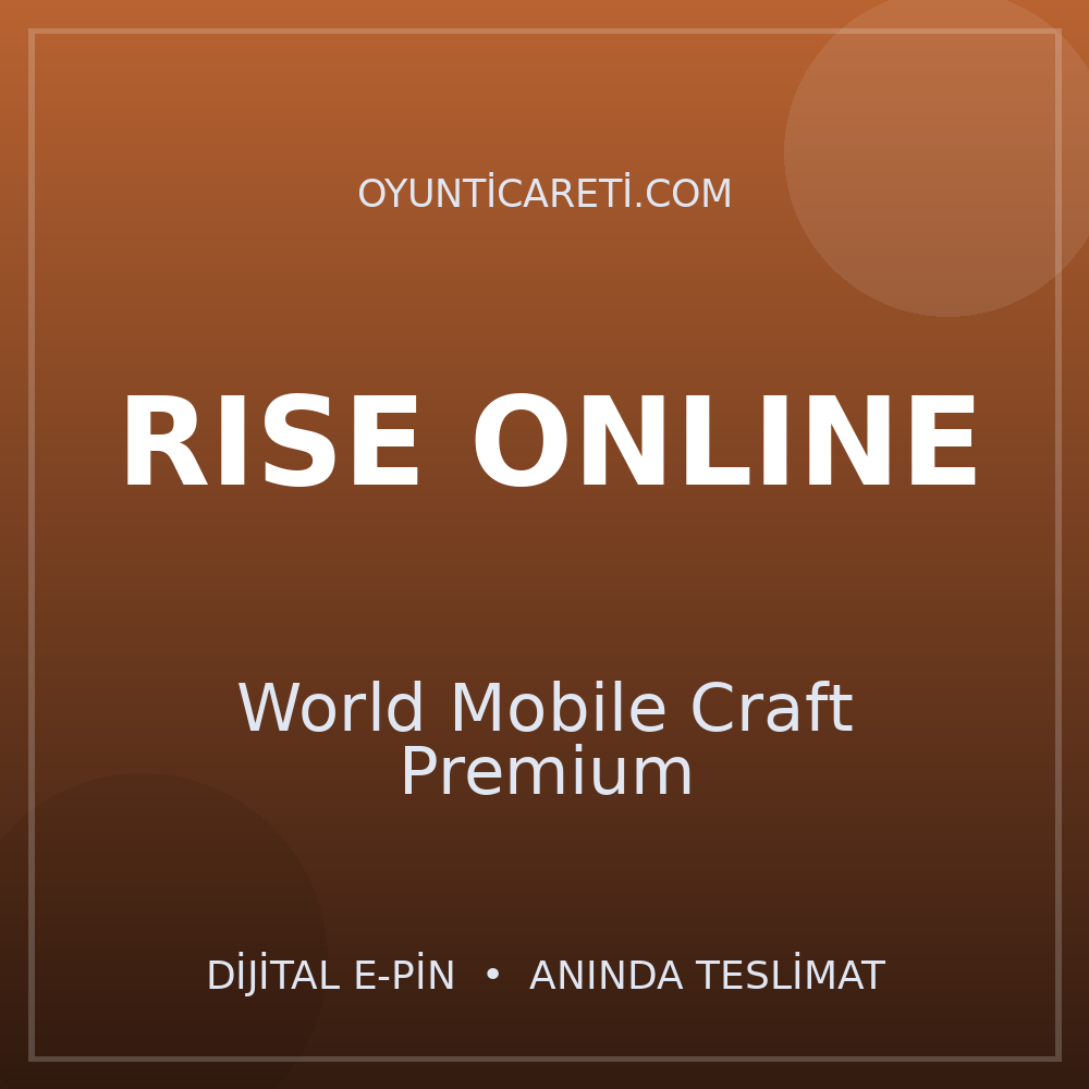 Rise Online World Mobile Craft Premium