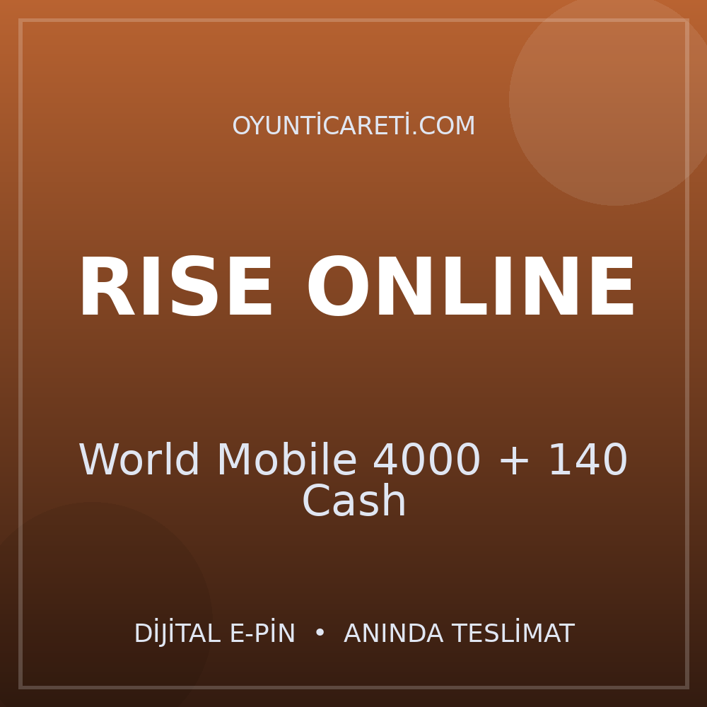 Rise Online World Mobile 4000 + 140 Cash