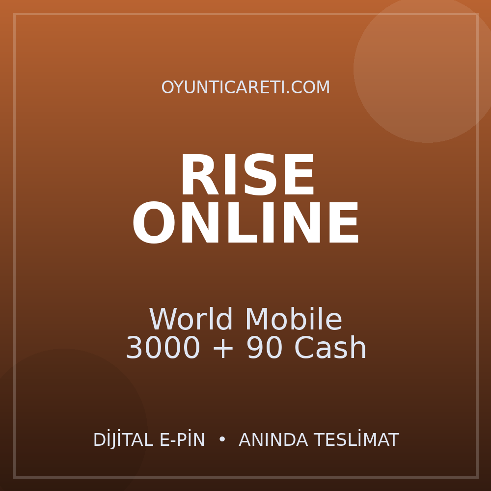 Rise Online World Mobile 3000 + 90 Cash