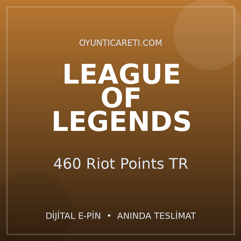 League of Legends 460 Riot Points TR
