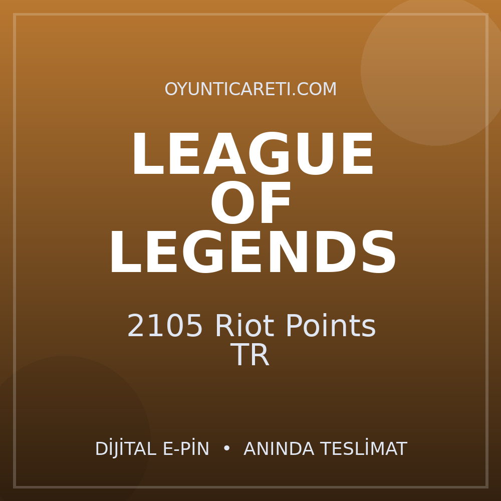 League of Legends 2105 Riot Points TR