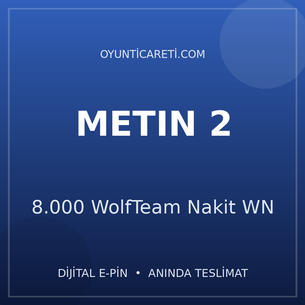 8.000 WolfTeam Nakit WN