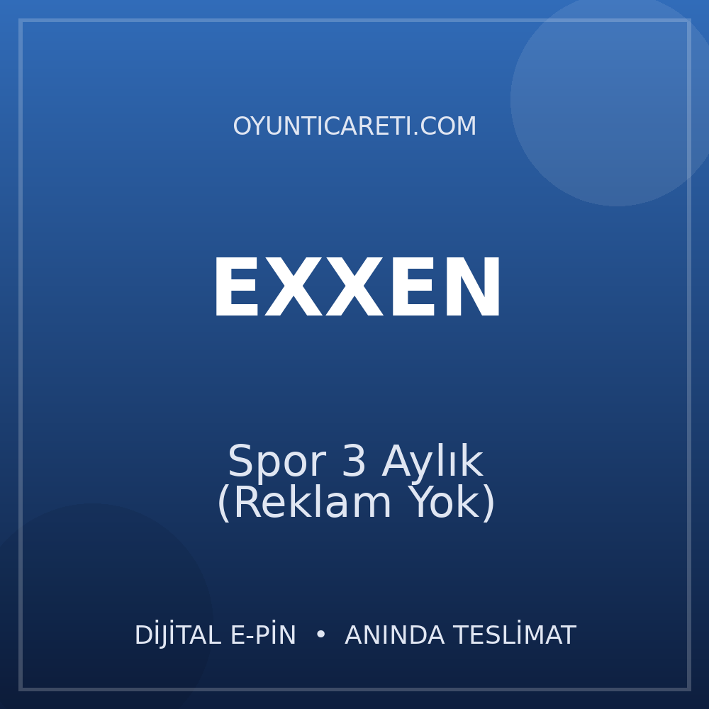 Exxen Spor 3 Aylık (Reklam Yok)