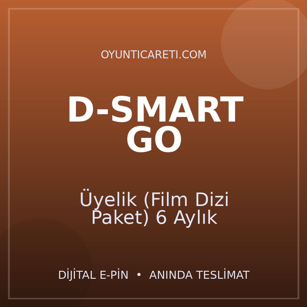 D-Smart GO Üyelik (Film Dizi Paket) 6 Aylık
