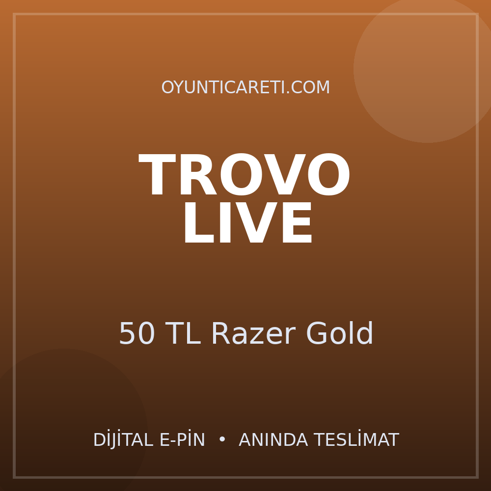 Trovo Live 50 TL Razer Gold