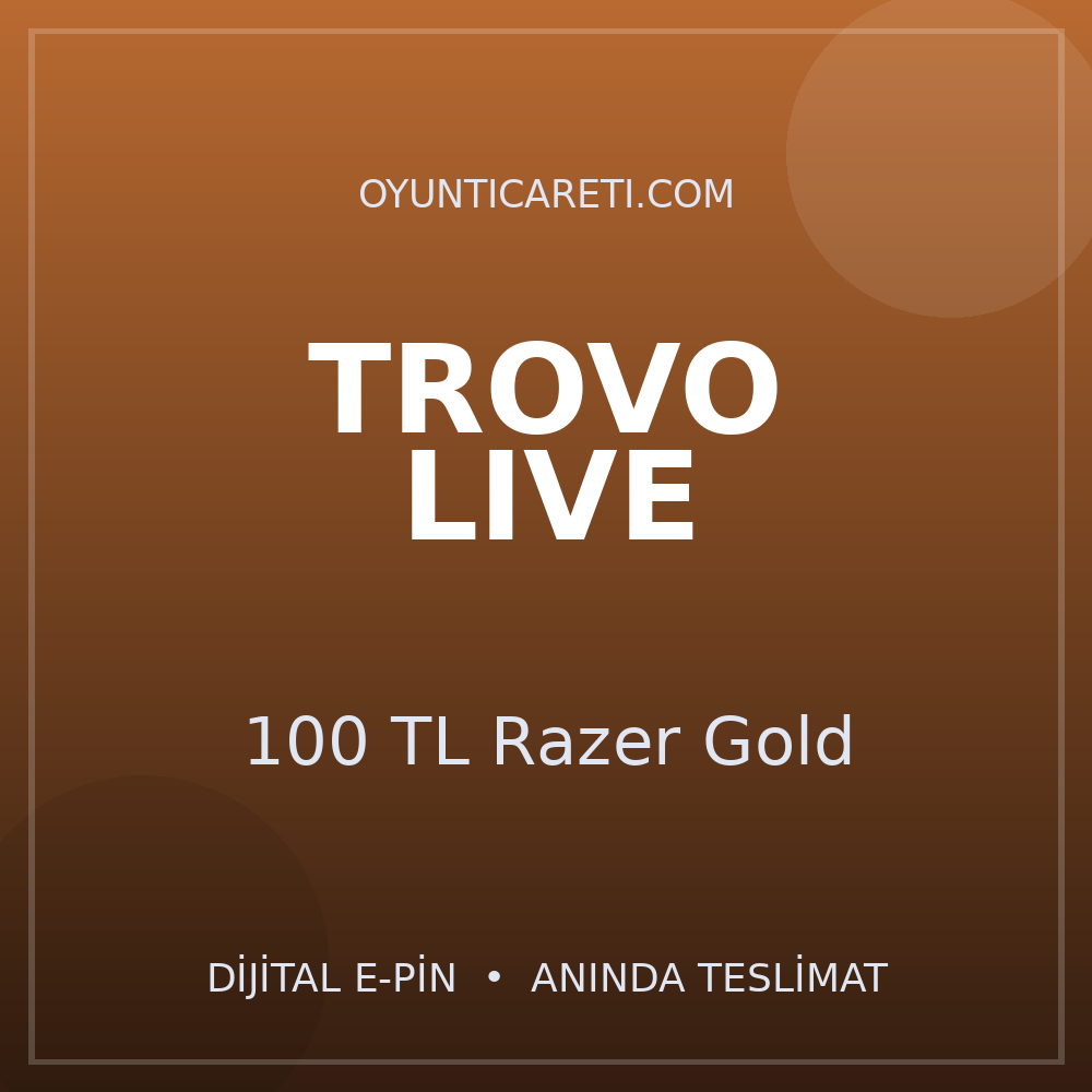 Trovo Live 100 TL Razer Gold