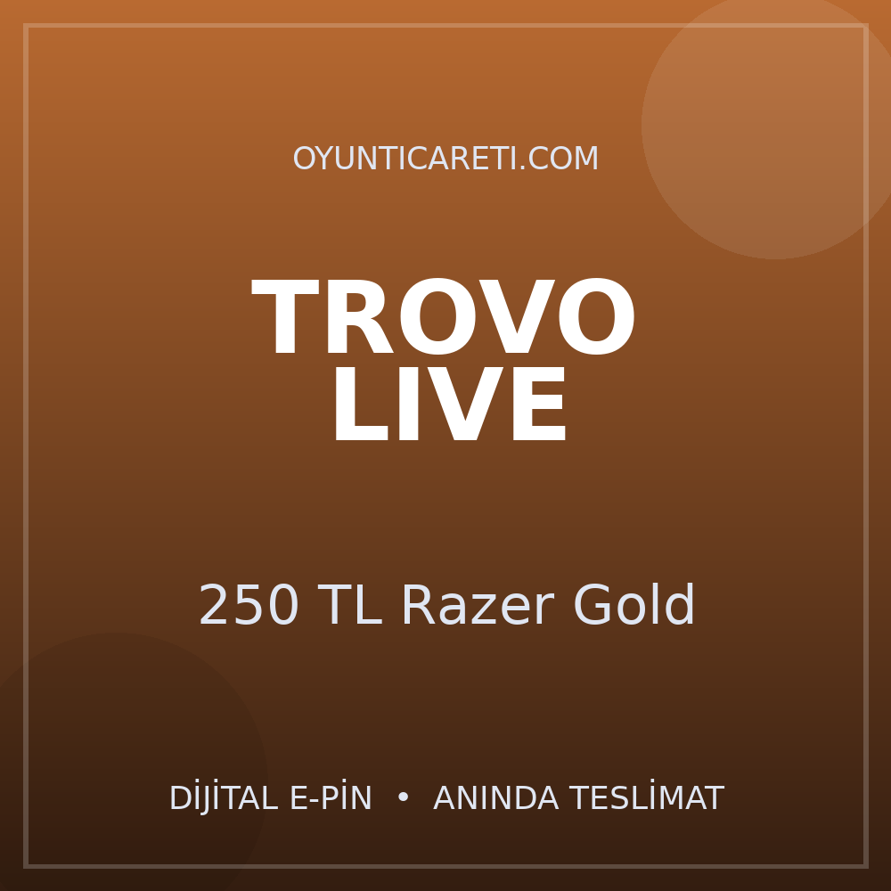 Trovo Live 250 TL Razer Gold