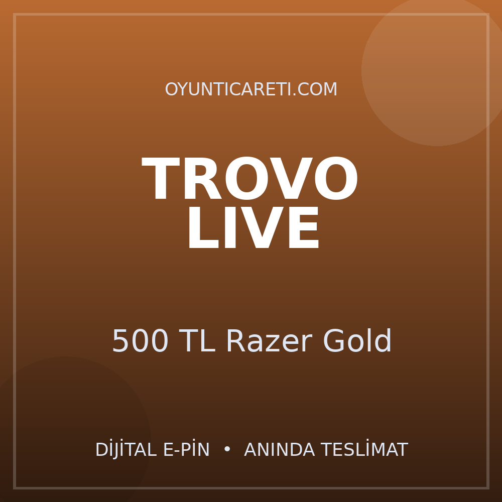 Trovo Live 500 TL Razer Gold