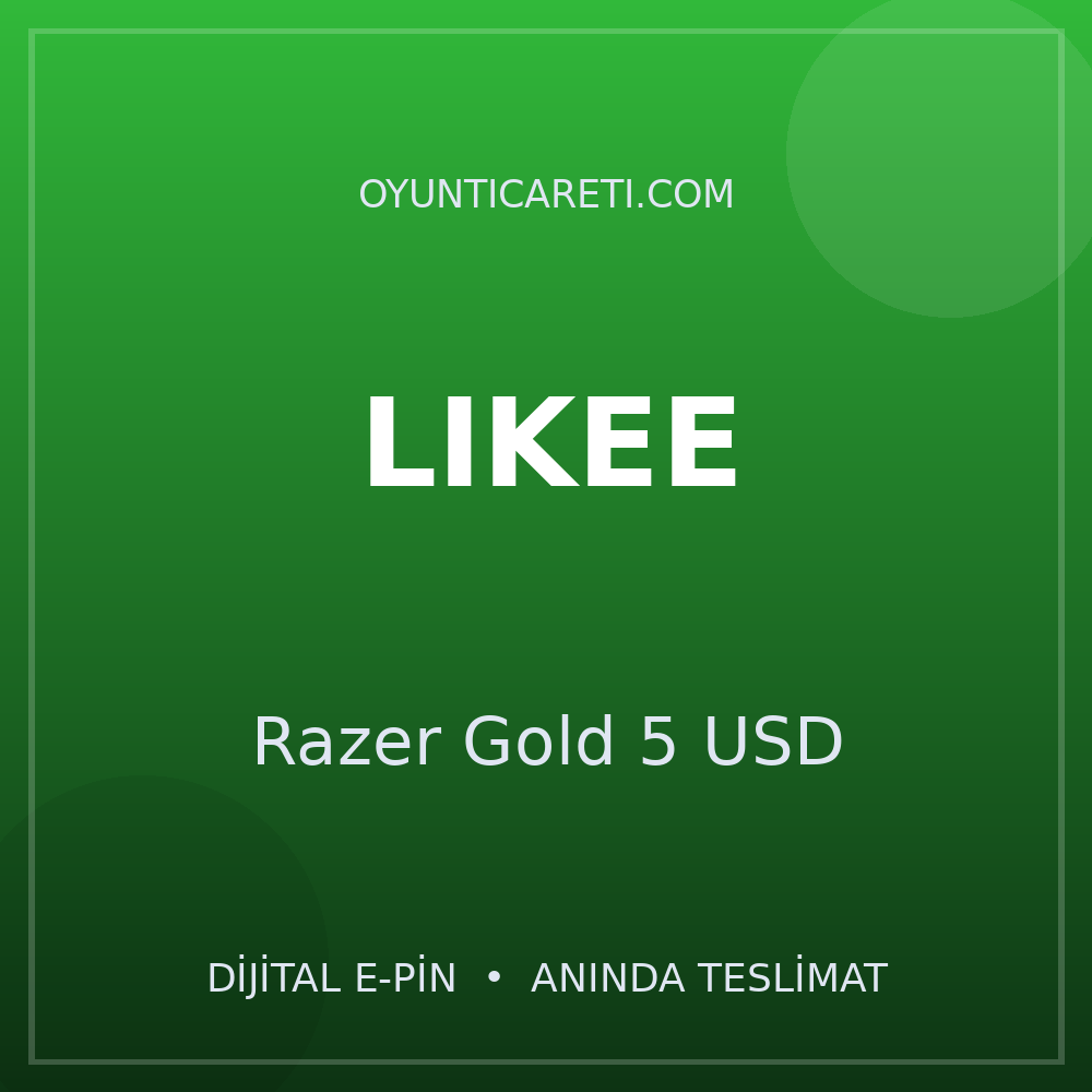 Likee Razer Gold 5 USD
