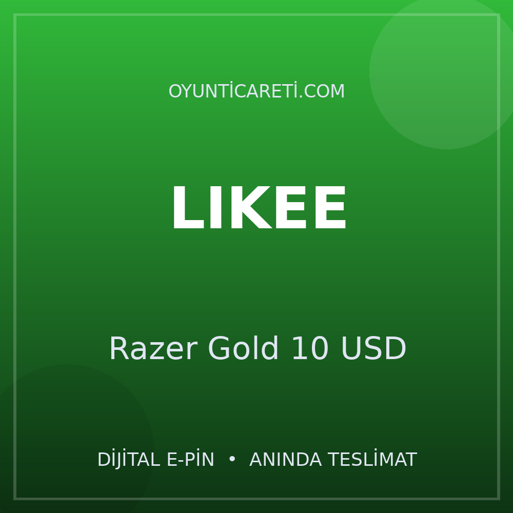 Likee Razer Gold 10 USD
