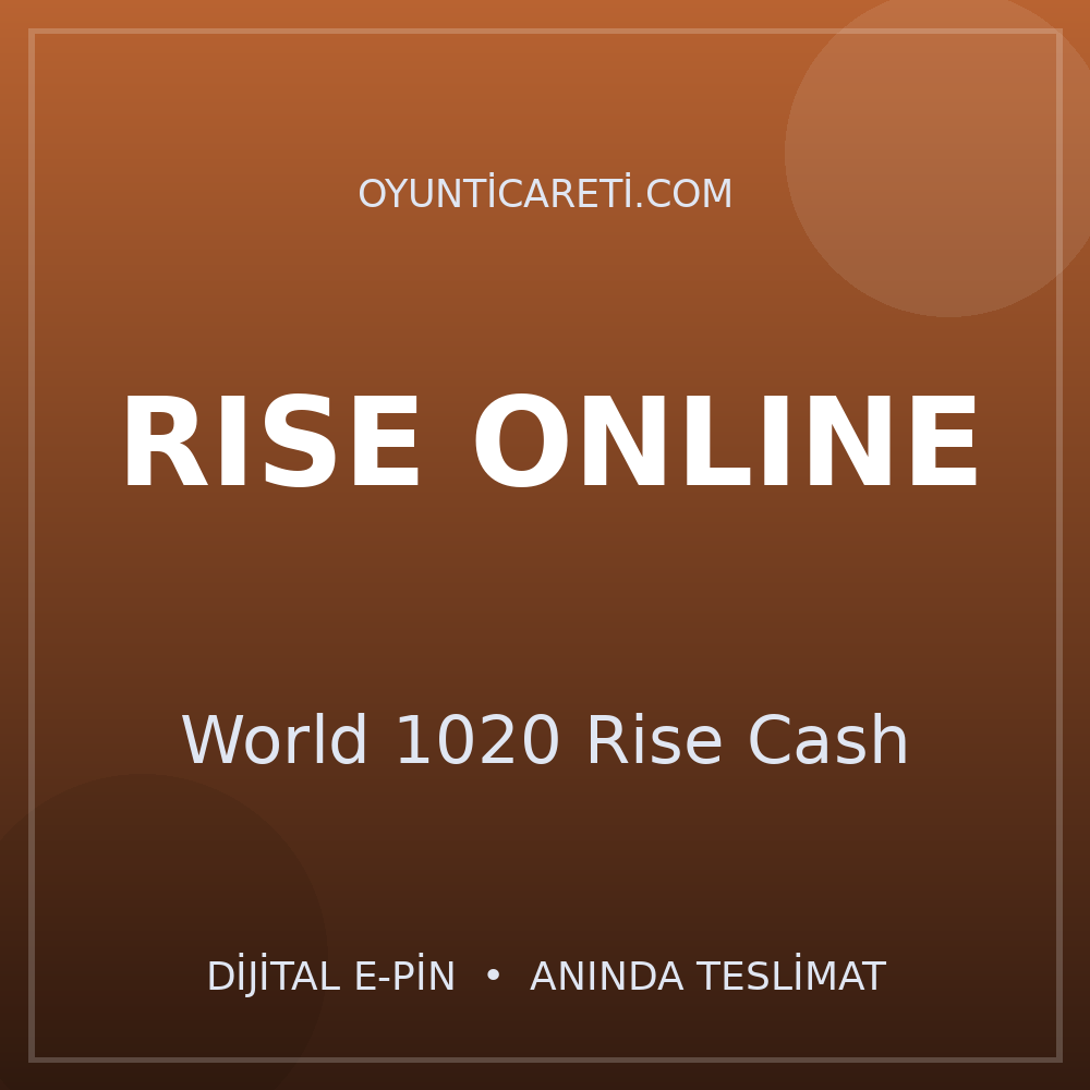 Rise Online World 1020 Rise Cash