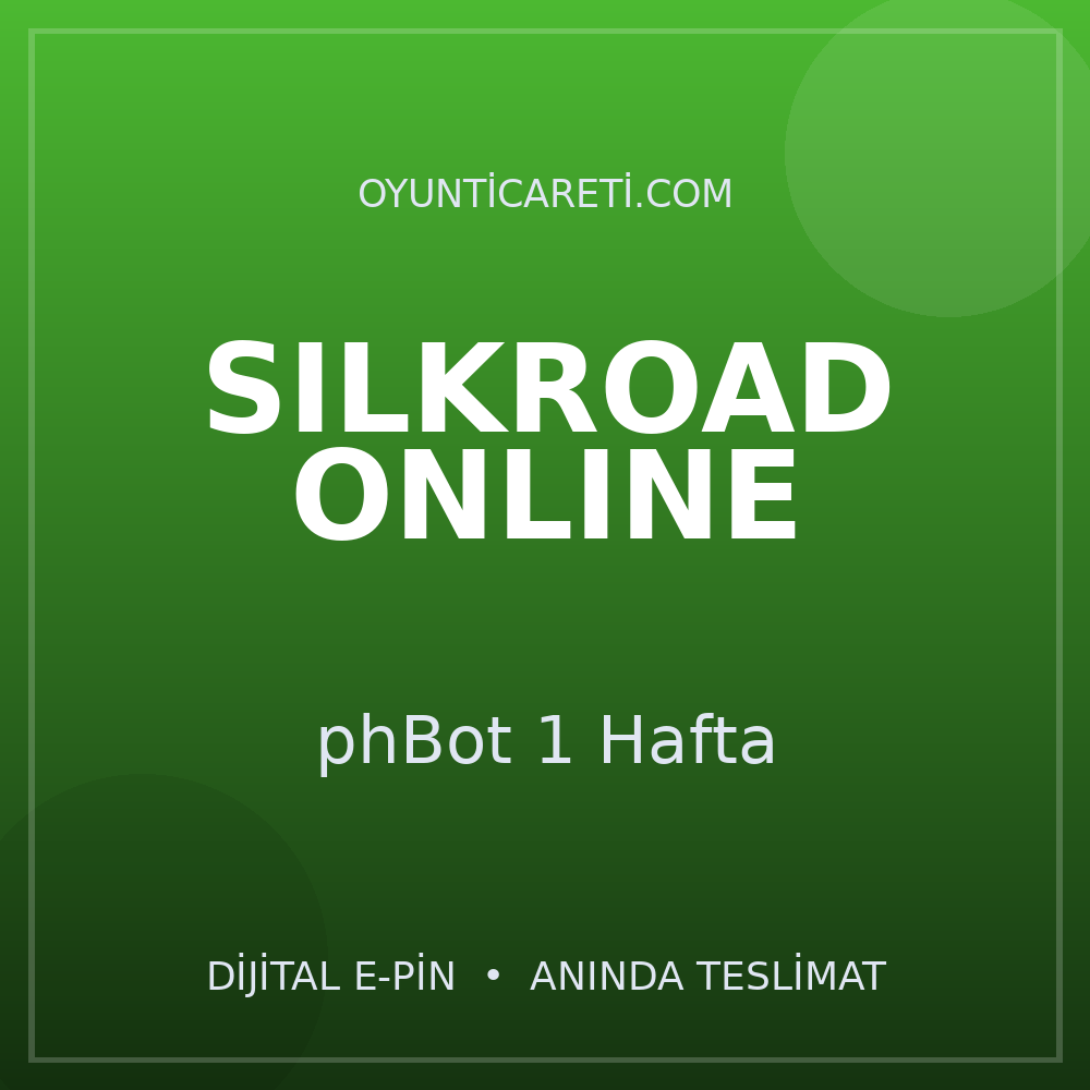 Silkroad Online phBot 1 Hafta