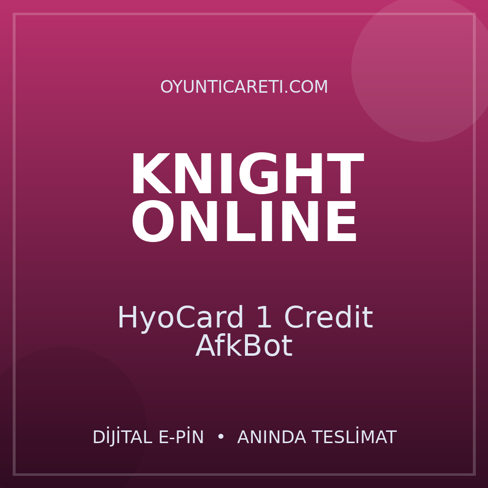 HyoCard 1 Credit AfkBot