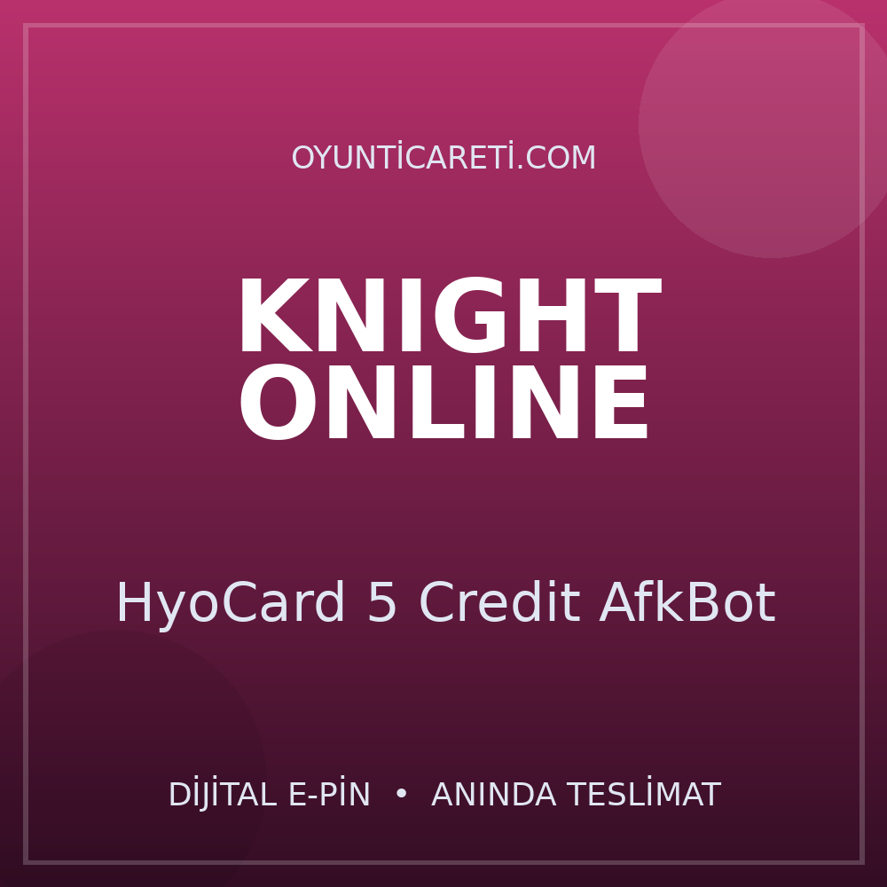 HyoCard 5 Credit AfkBot