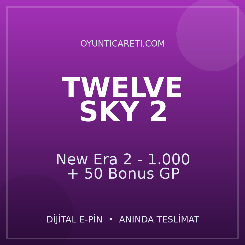New Era 2 - 1.000 + 50 Bonus GP
