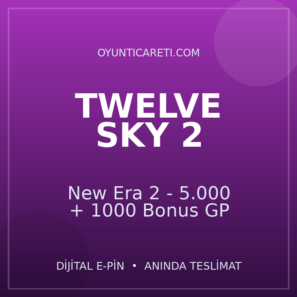 New Era 2 - 5.000 + 1000 Bonus GP