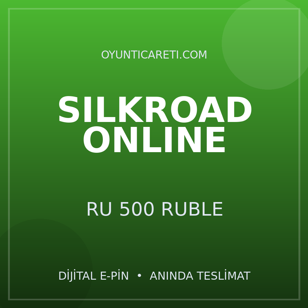 Silkroad RU 500 RUBLE
