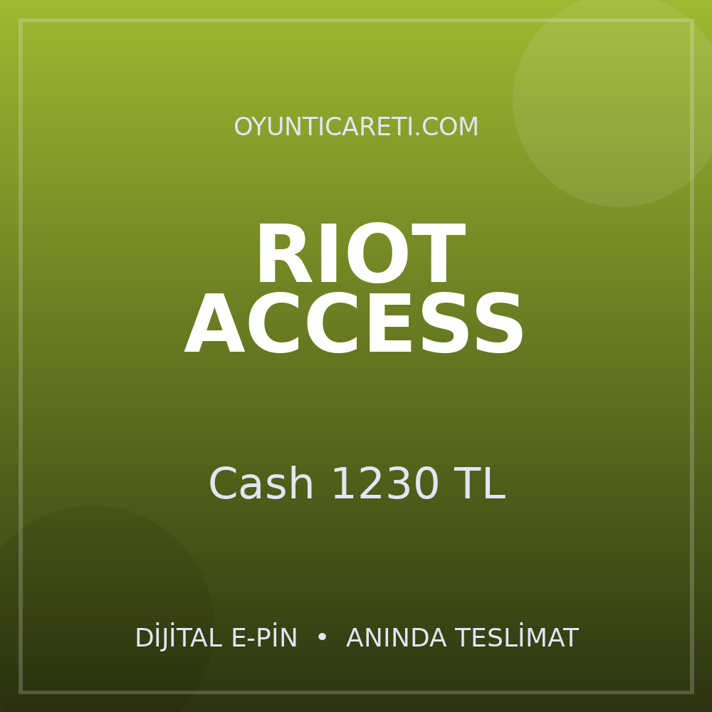 Riot Cash 1230 TL