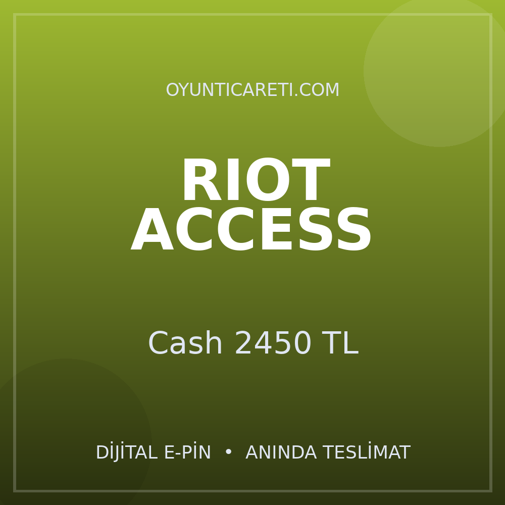 Riot Cash 2450 TL