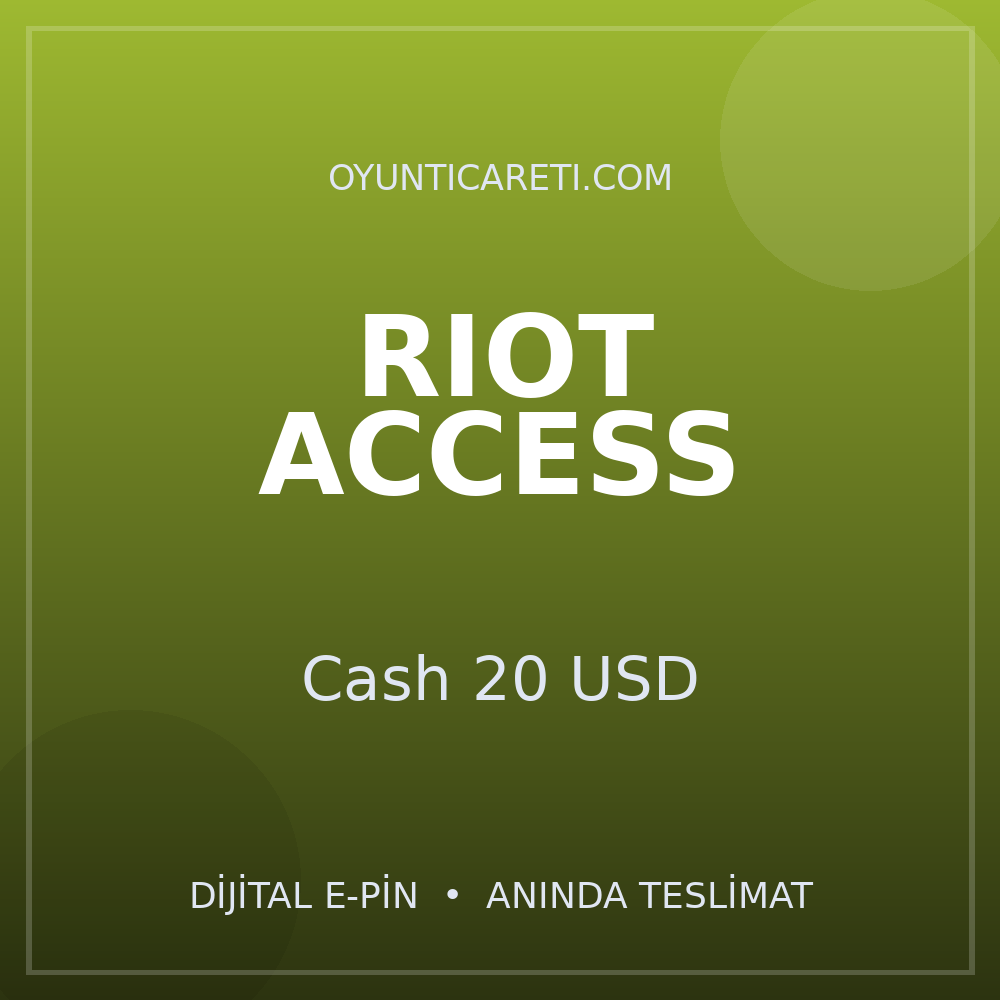 Riot Cash 20 USD