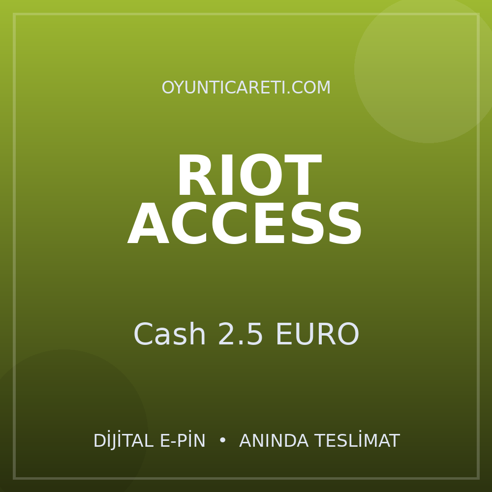 Riot Cash 2.5 EURO