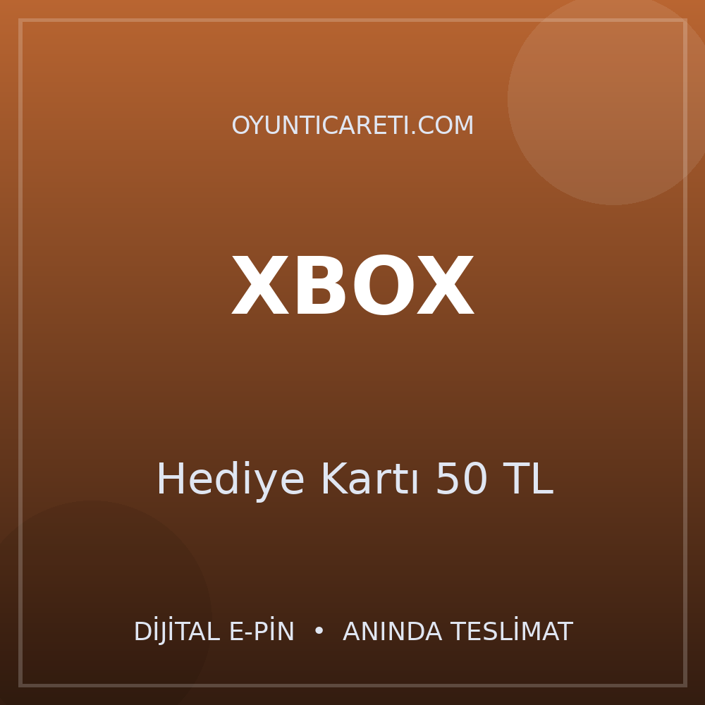 XBOX Hediye Kartı 50 TL