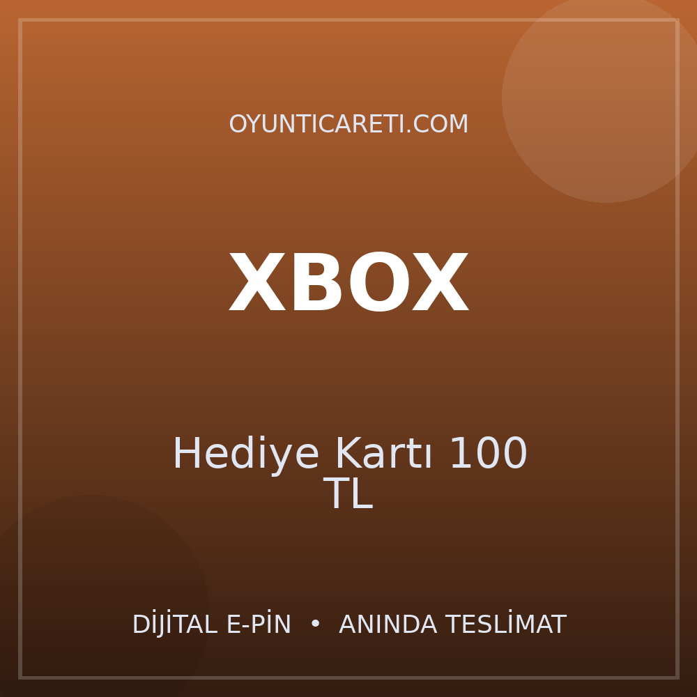 XBOX Hediye Kartı 100 TL