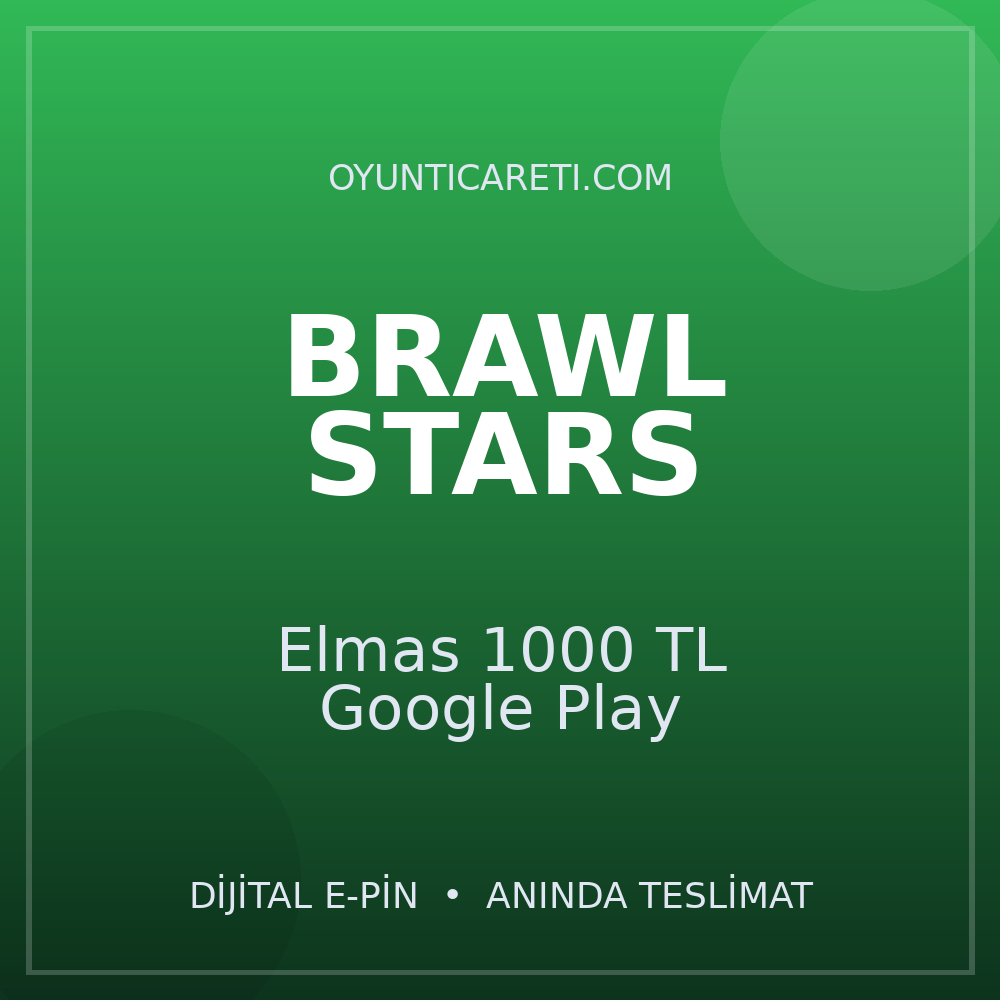 Brawl Stars Elmas 1000 TL Google Play