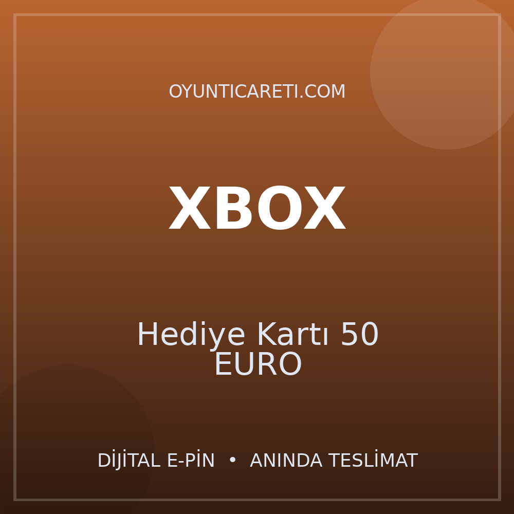 XBOX Hediye Kartı 50 EURO