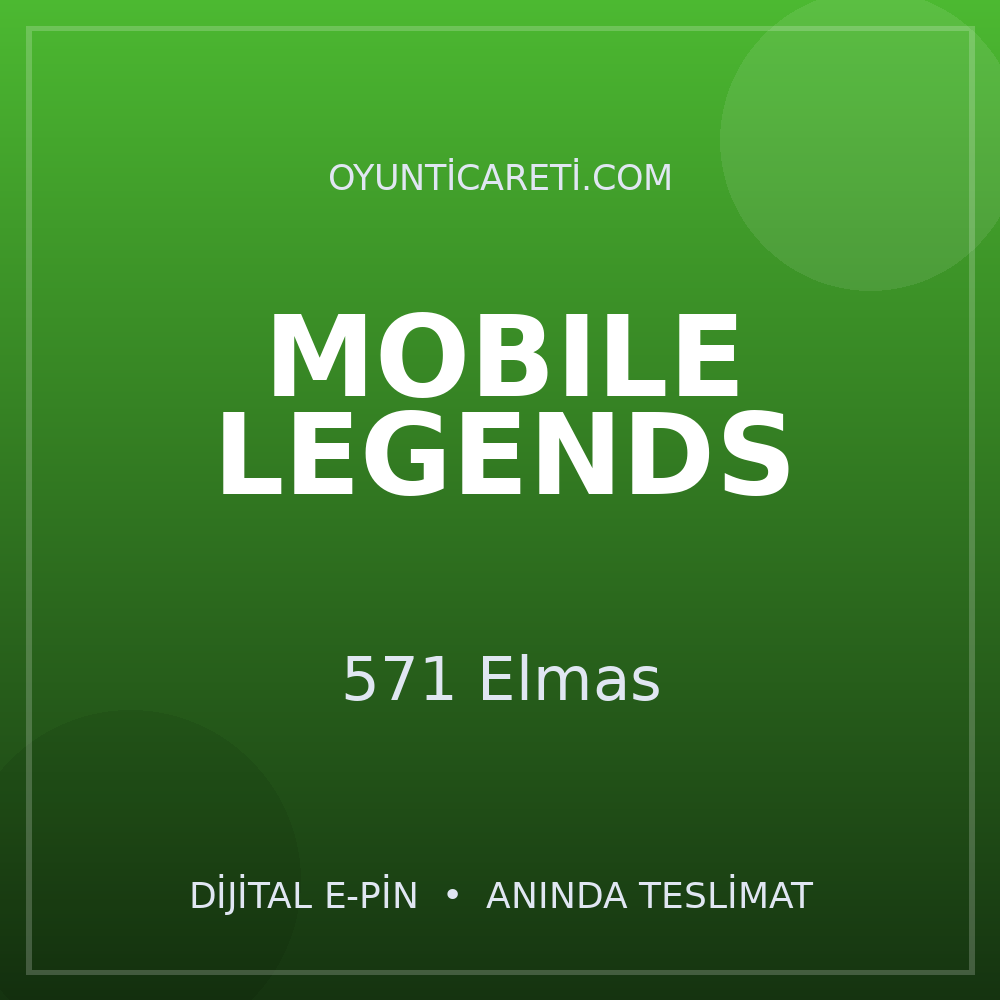 Mobile Legends 571 Elmas
