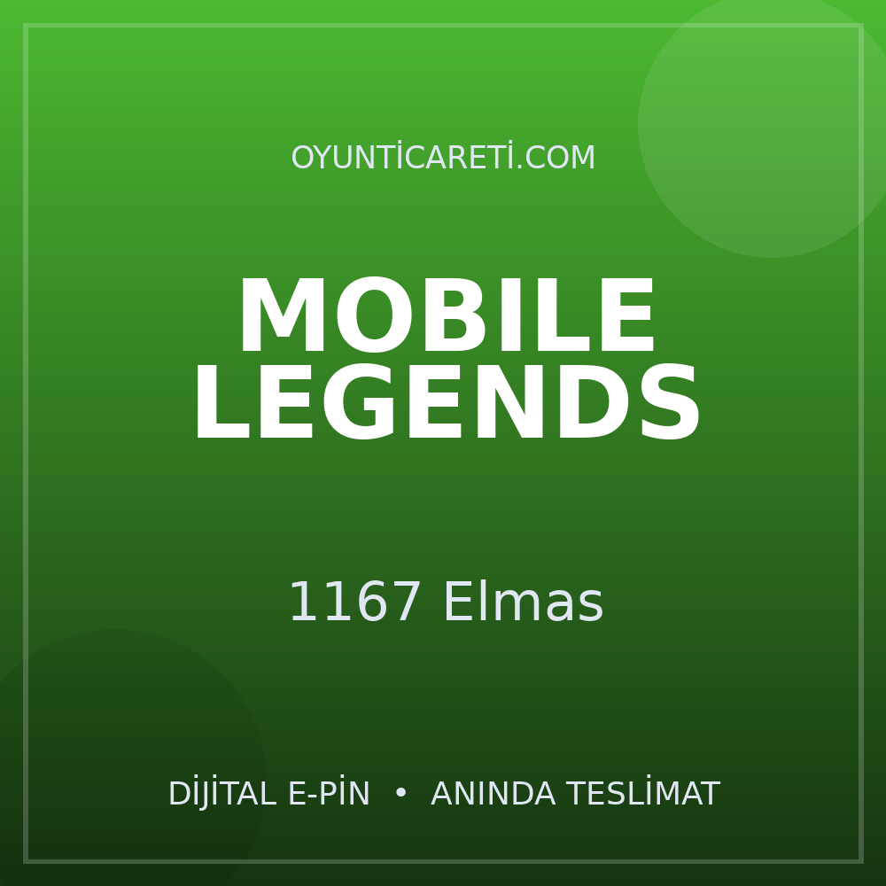 Mobile Legends 1167 Elmas