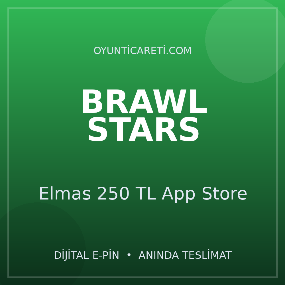 Brawl Stars Elmas 250 TL App Store