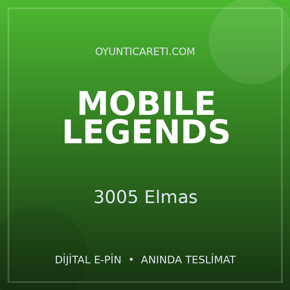 Mobile Legends 3005 Elmas