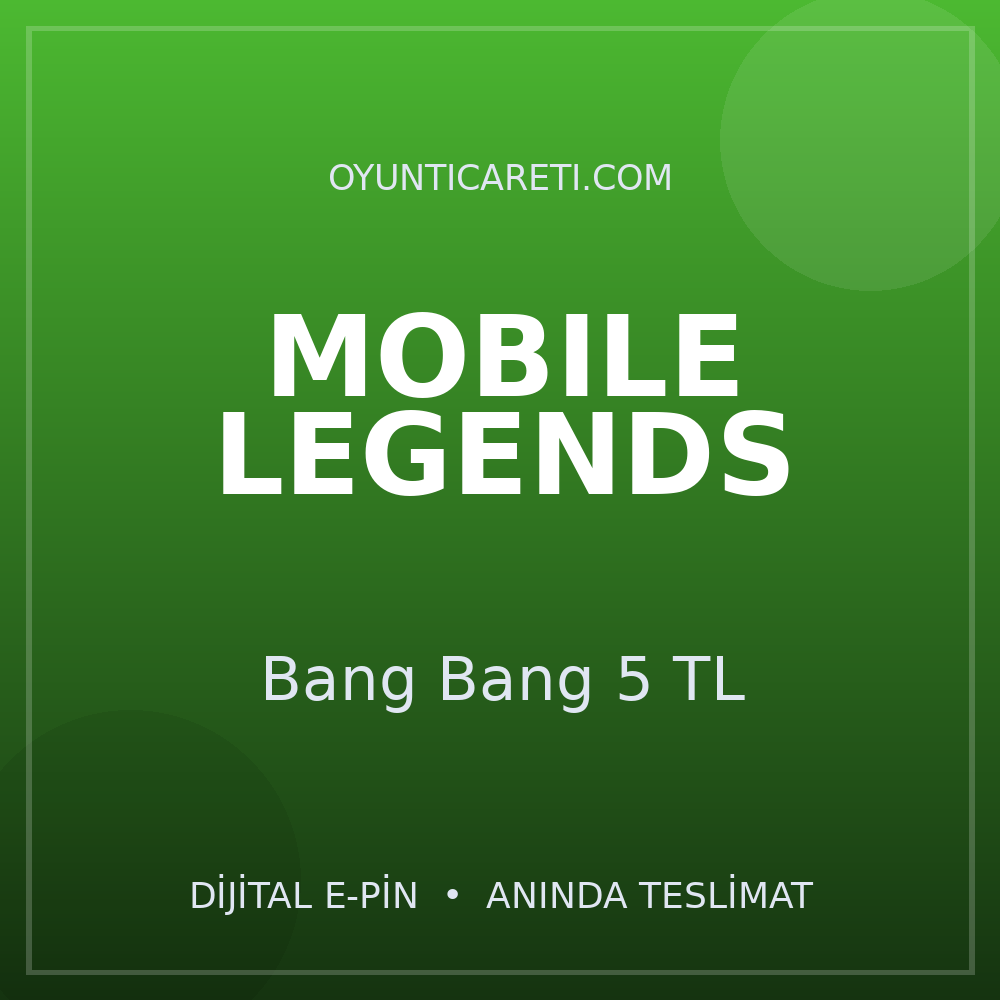 Mobile Legends Bang Bang 5 TL