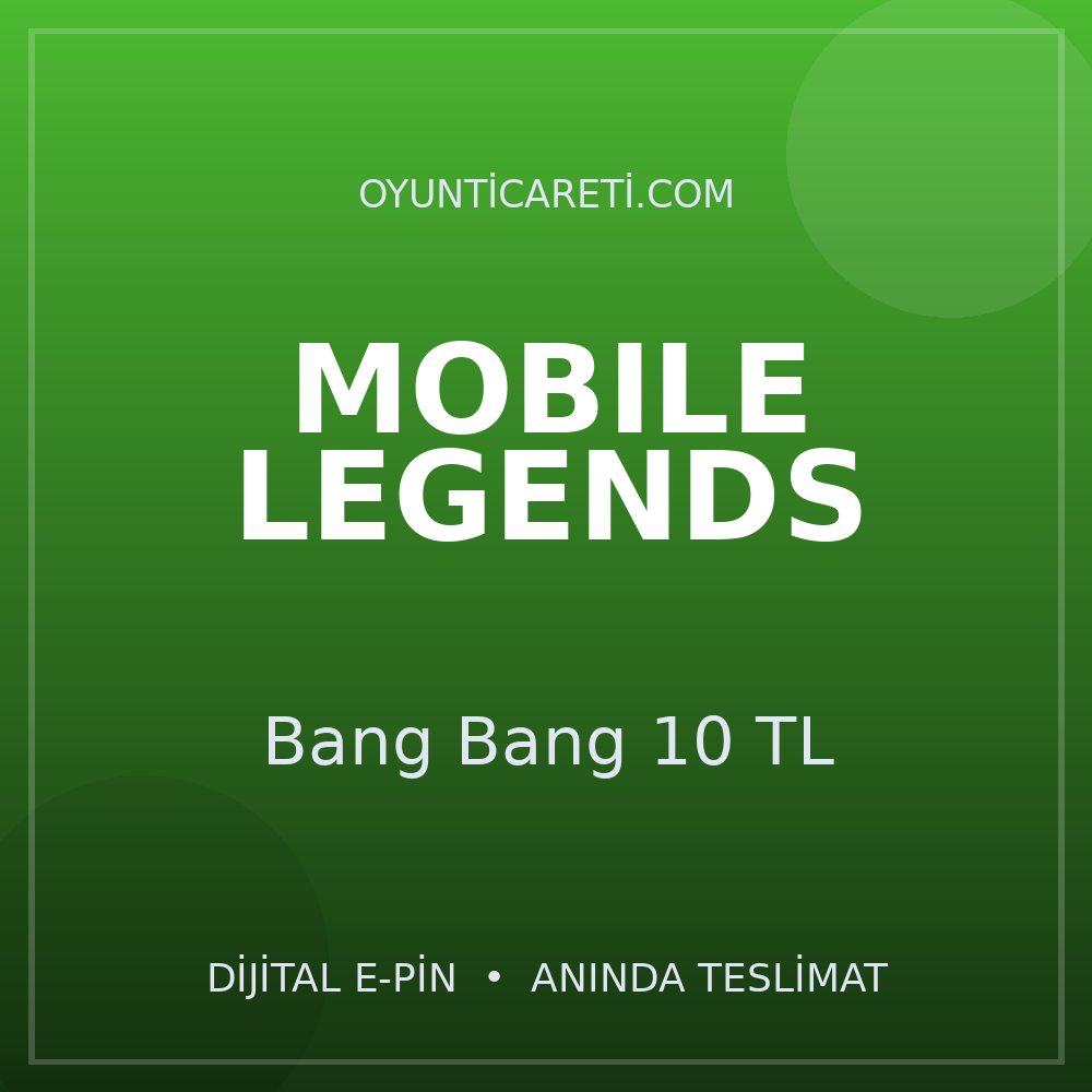 Mobile Legends Bang Bang 10 TL