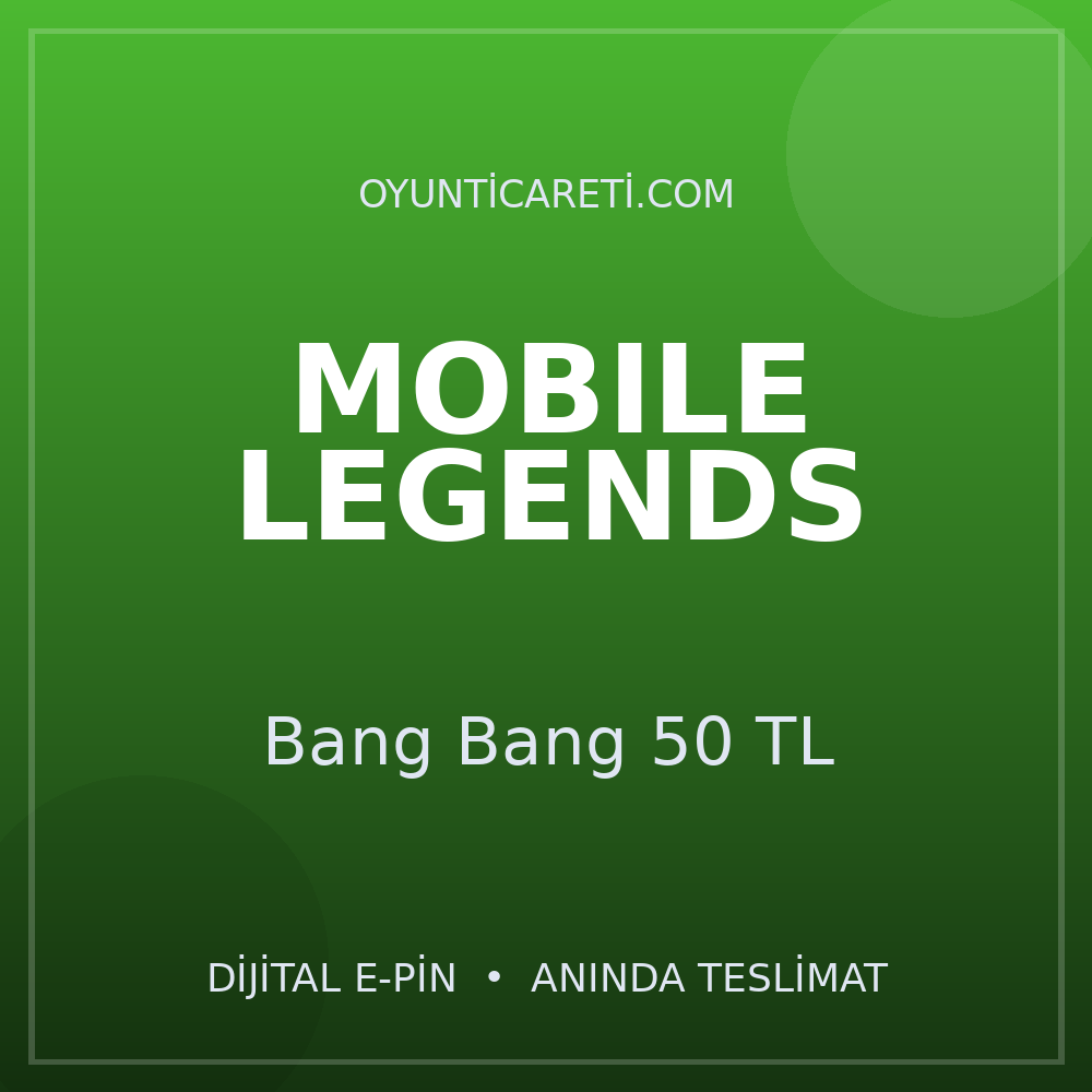 Mobile Legends Bang Bang 50 TL
